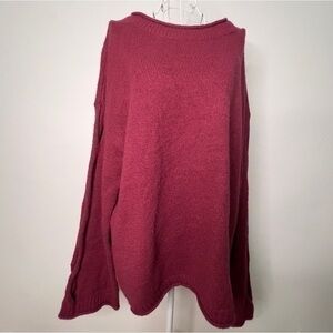 a.n.a. black cherry cold arms sweater. Sz XL. NWT.